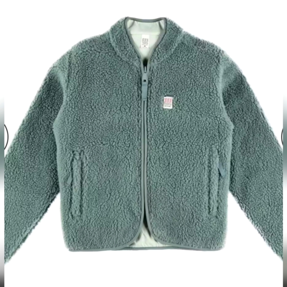 Topo Design Sherpa 2 jacket Blue Reversible